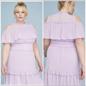 Size 26 lace ruffle dress from lane Bryant.